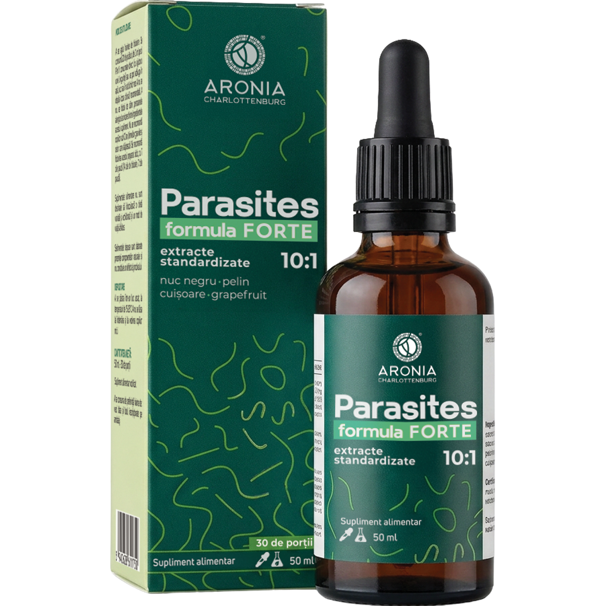 Parasites formula FORTE — formulă avansată cu proprietăți antiparazitare, antibacteriene, antifungice și antiseptice