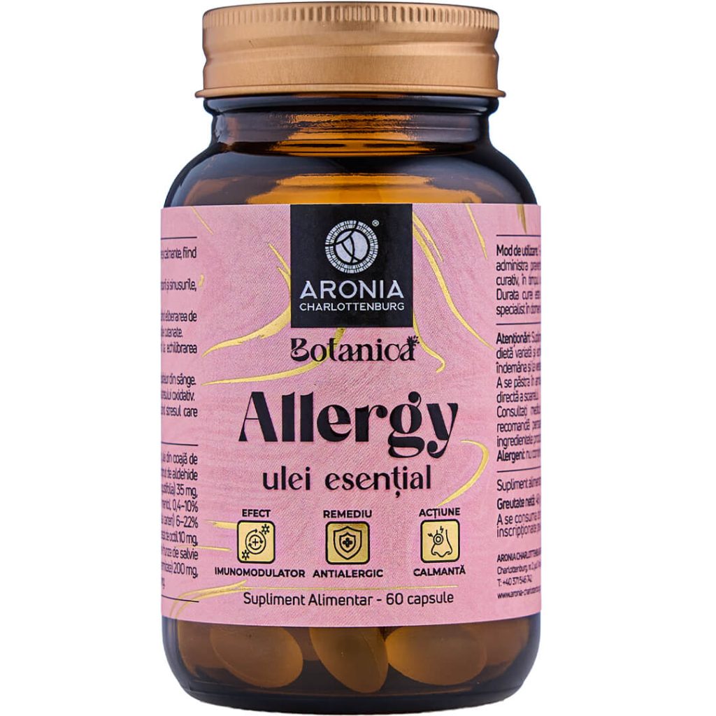 Allergy Essential Oil — 60 Vegan Softgels