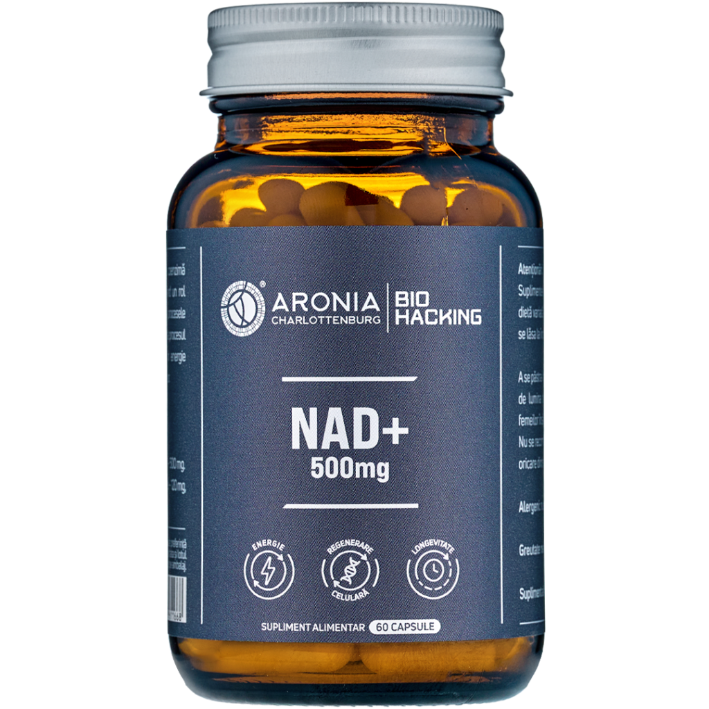 NAD+ 500 mg — 60 Capsules for Cellular Energy and Longevity