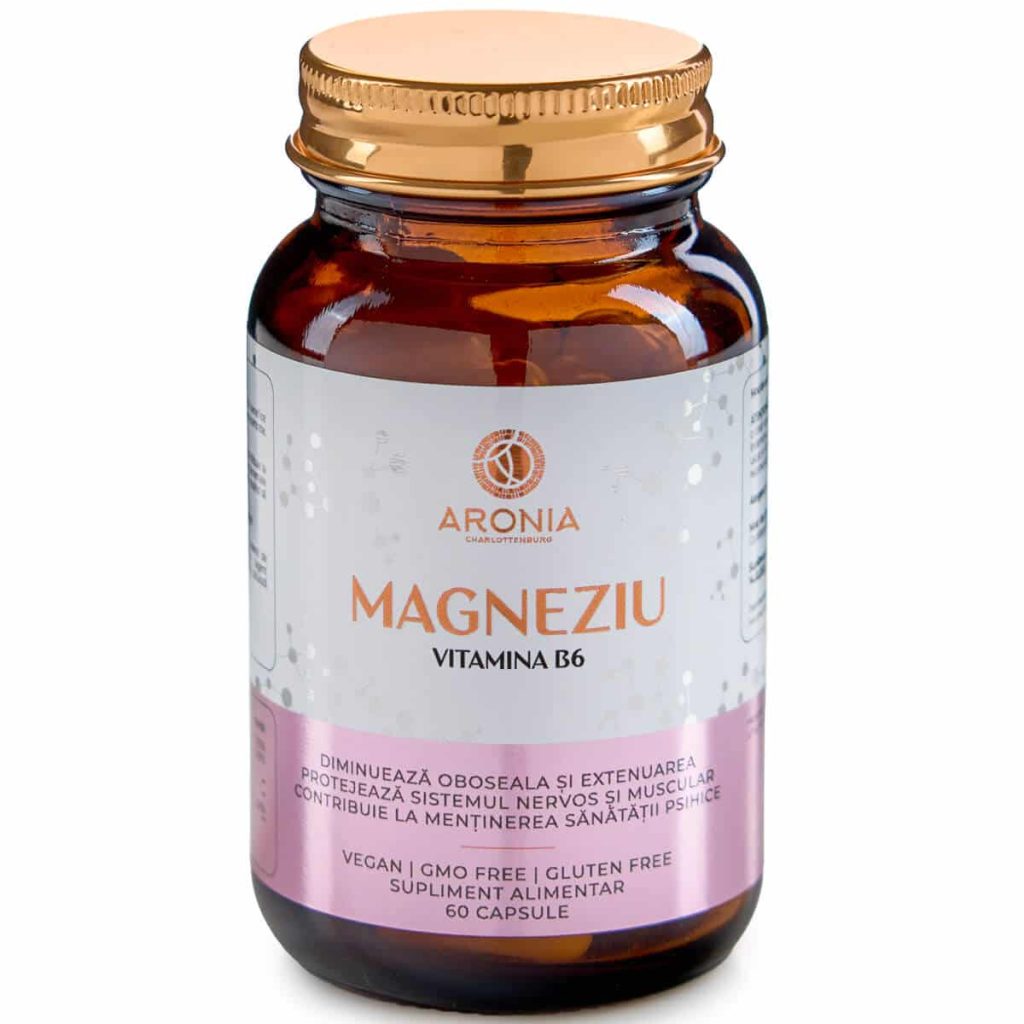 Magnesium 375mg with Vitamin B6 — 60 Capsules