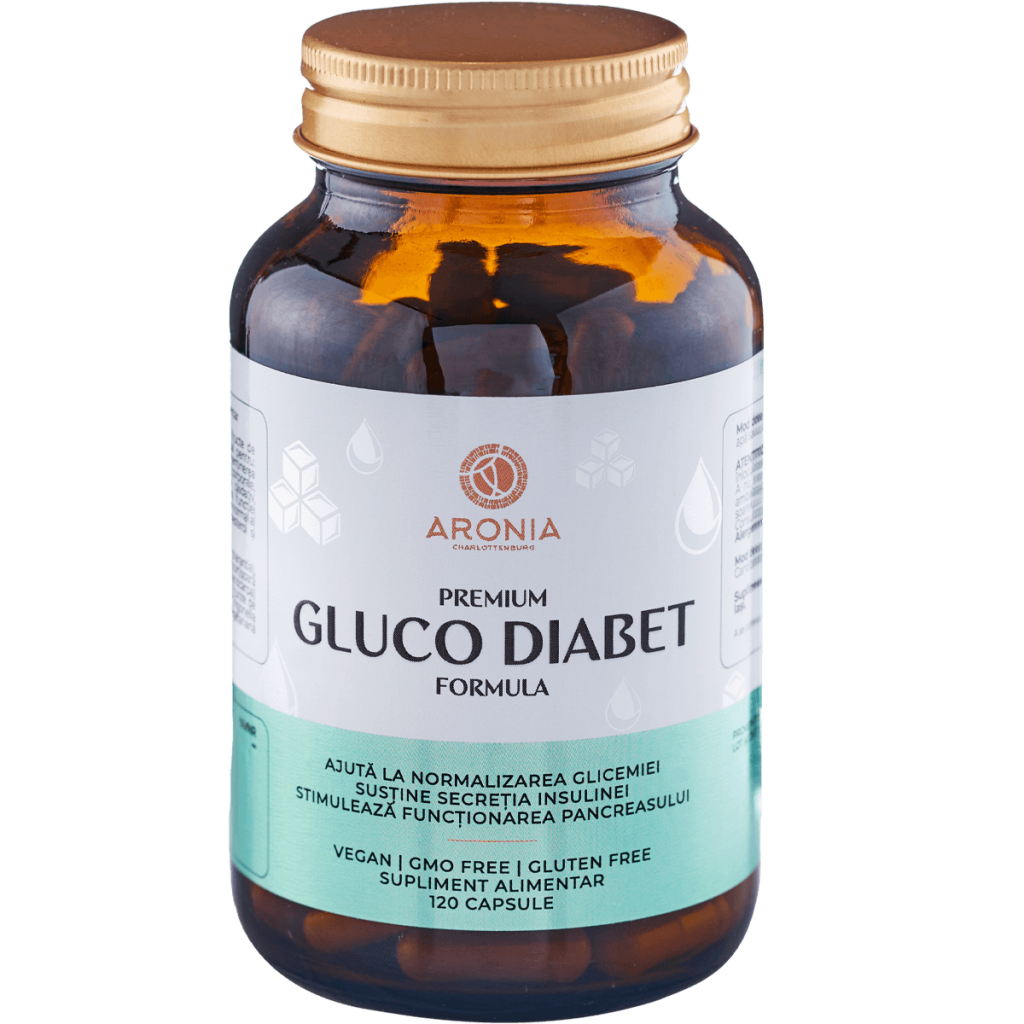 Premium Gluco-Diabet Formula — 120 Capsules