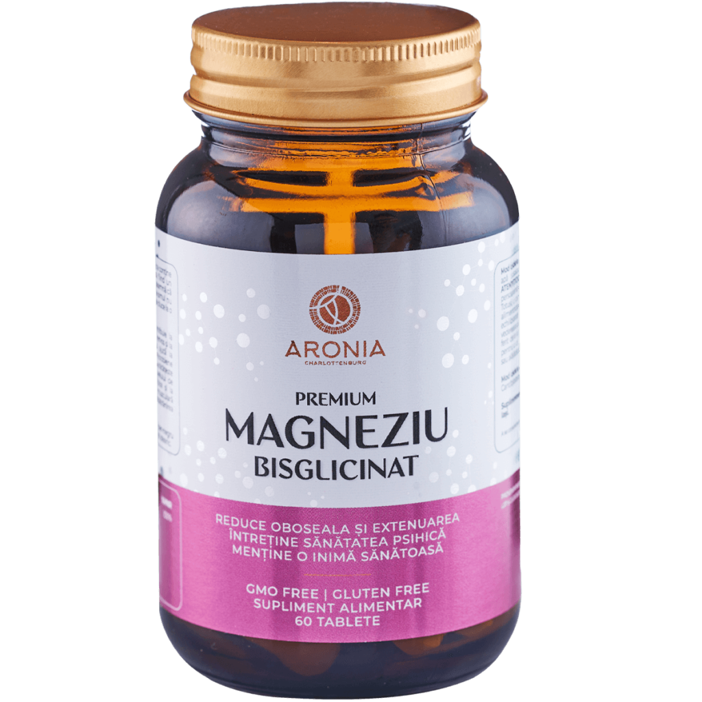 Premium Magnesium Bisglycinate — 60 Tablets