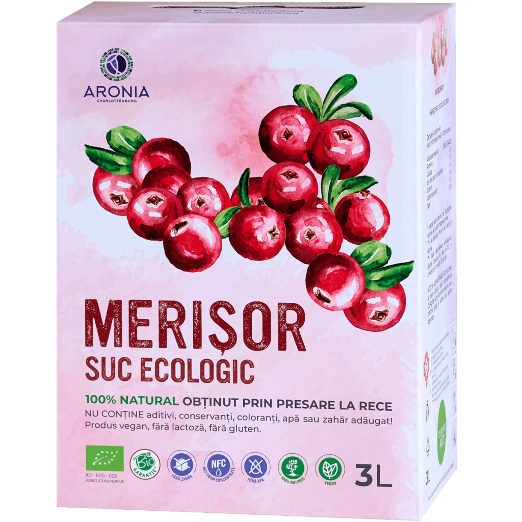Pure Organic Cranberry Juice 3L