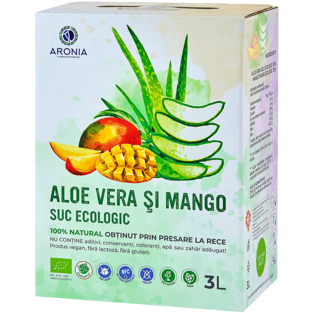 Organic Aloe Vera & Mango Juice 3L