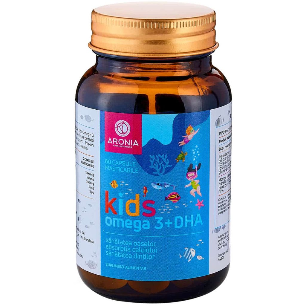 Kids Omega 3 + DHA — 60 Chewable Capsules