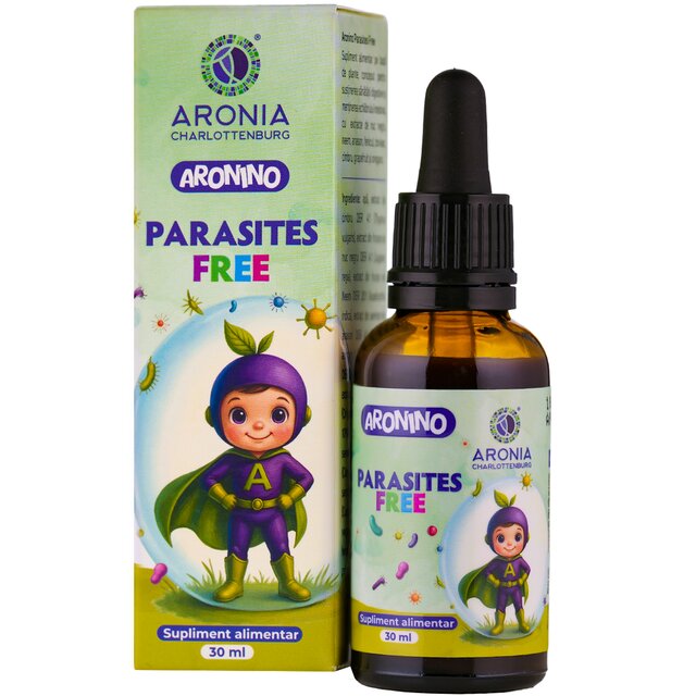 Aronino Parasites Free — 8 Plant Extract Drops for Children, 30ml