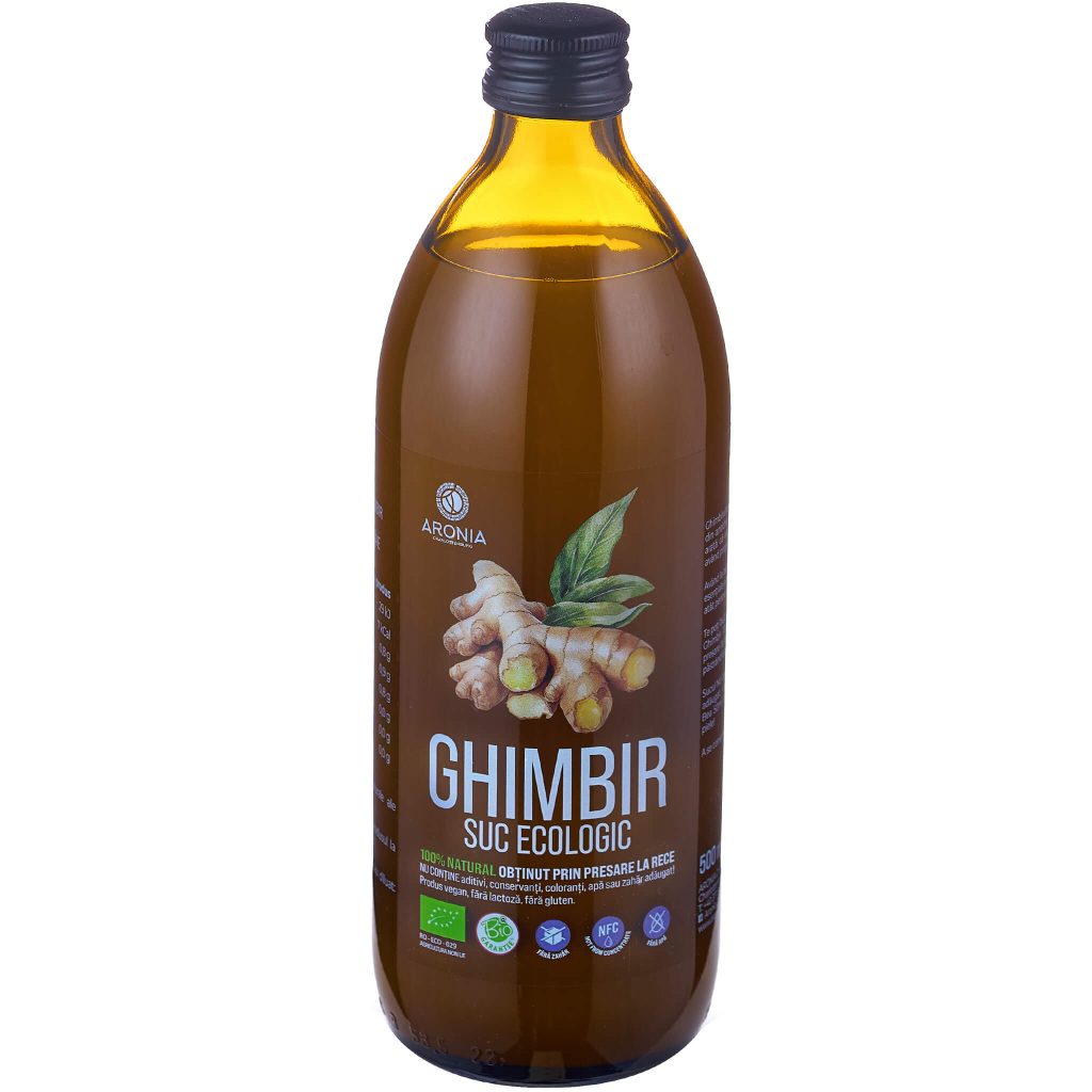 100% Natural & Organic Ginger Juice - 500ml