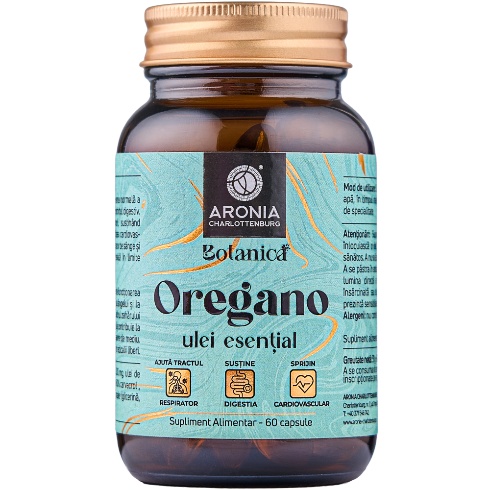 Wild Oregano Essential Oil — 60 Vegan Softgels