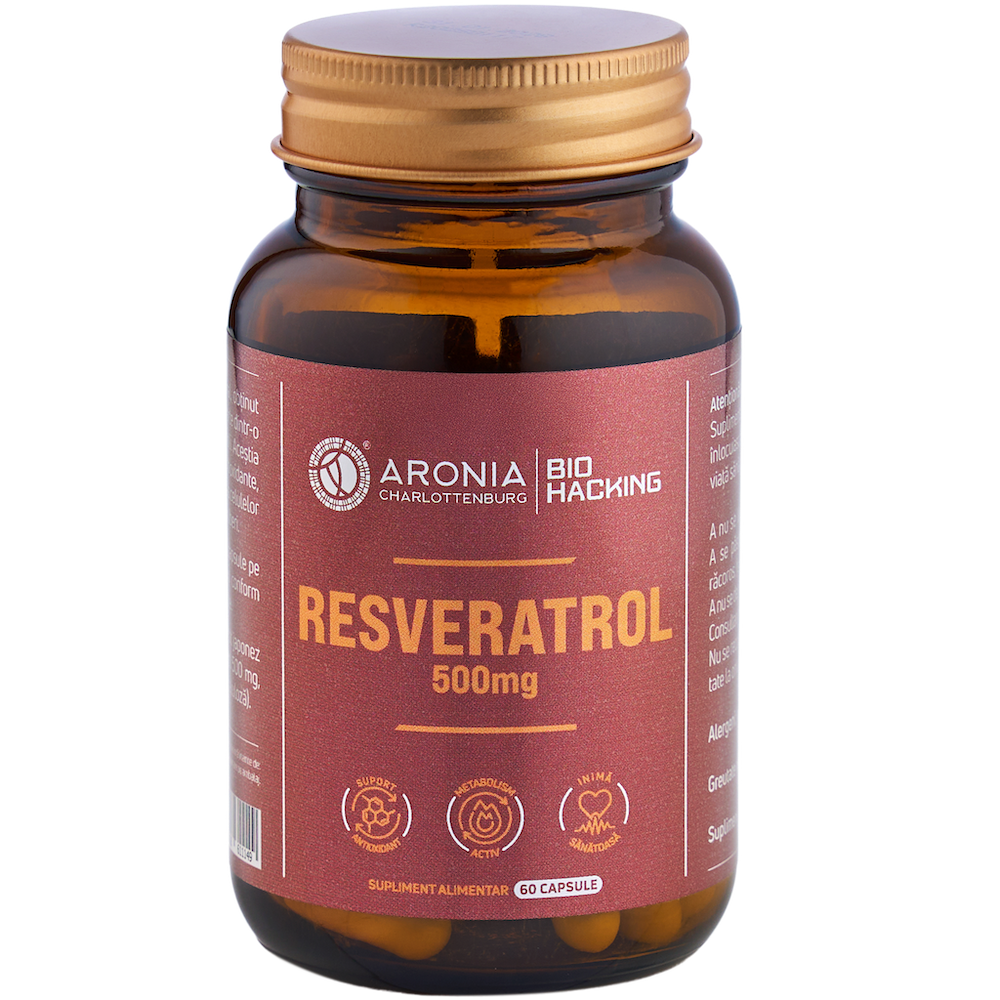 Resveratrol 500 mg — 60 Capsules