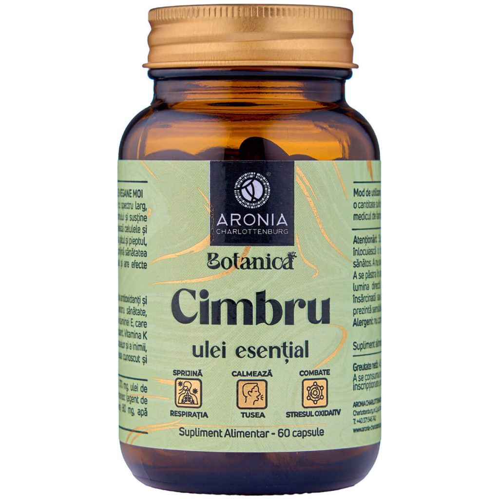 Thyme Essential Oil — 60 Softgel Capsules