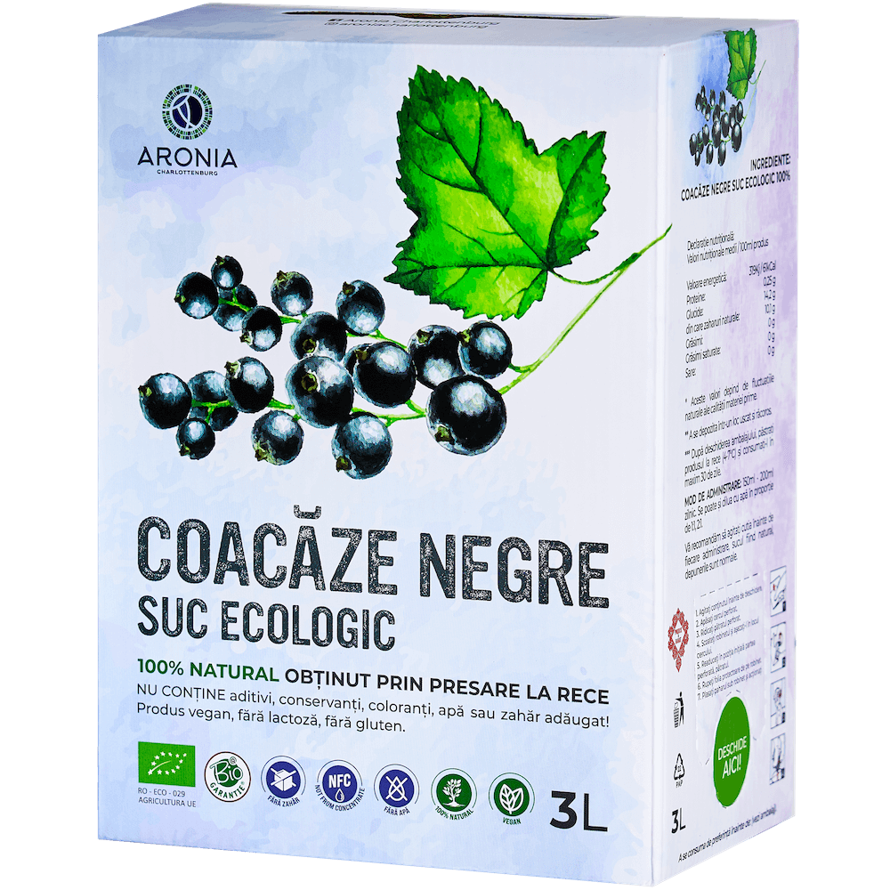 Organic Black Currant Juice 3L