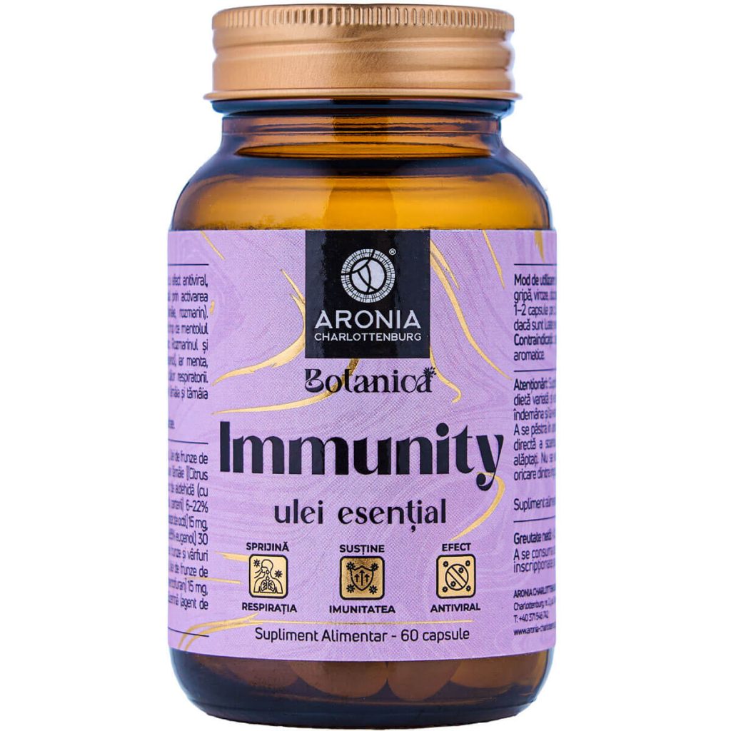 Immunity Essential Oil — 60 Vegan Capsules
