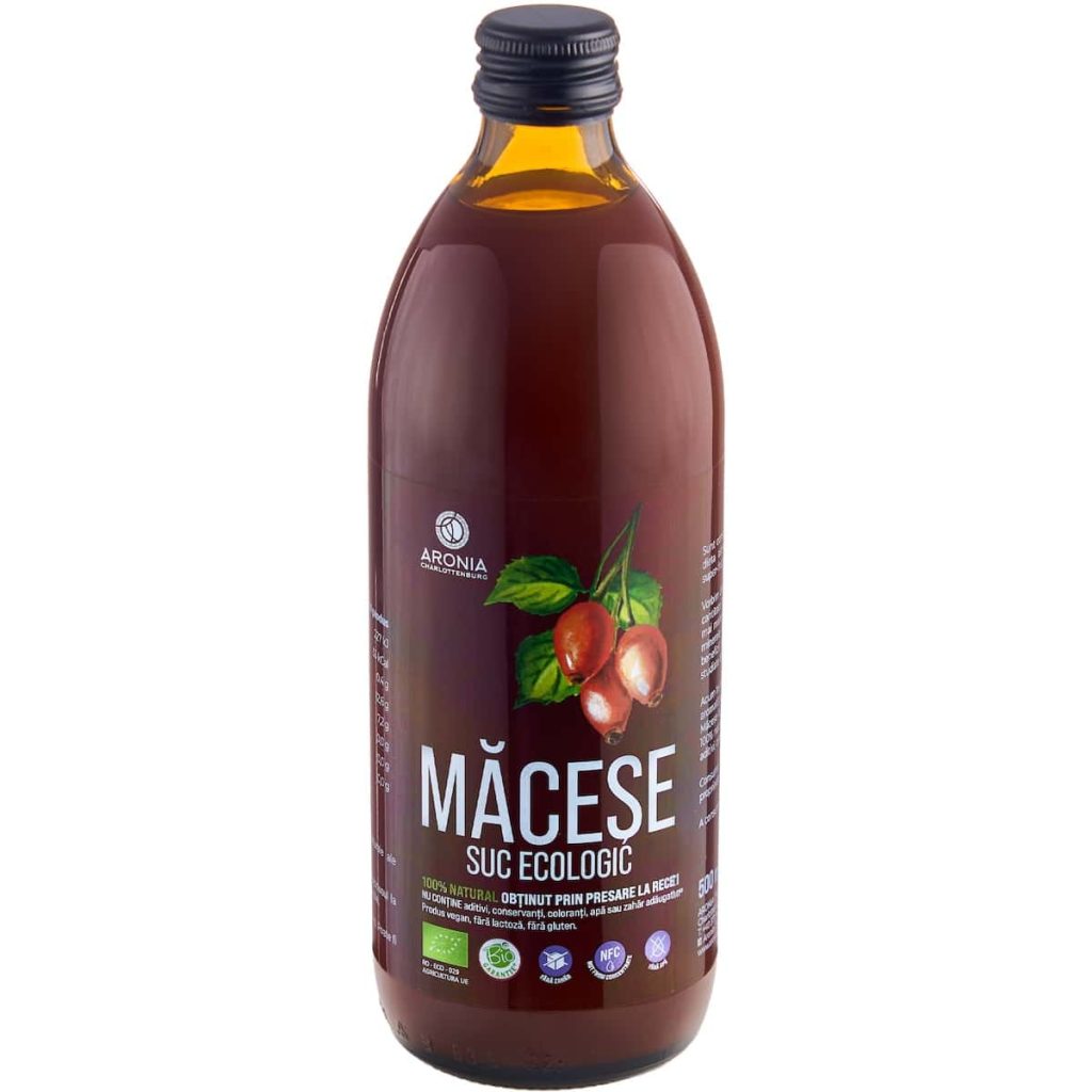 100% Natural & Organic Rosehip Juice - 500ml
