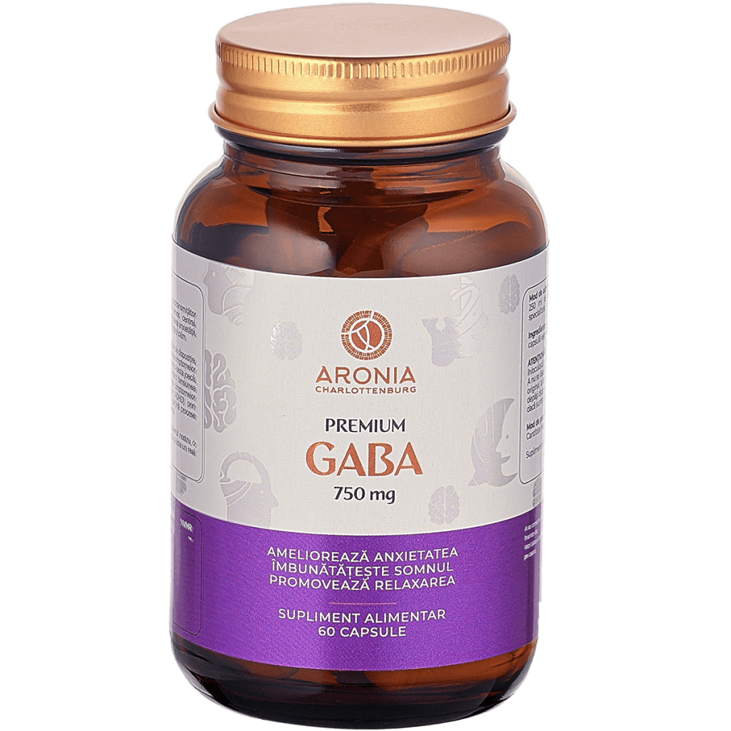 Premium GABA 750mg — 60 Capsules for Calm and Relaxation