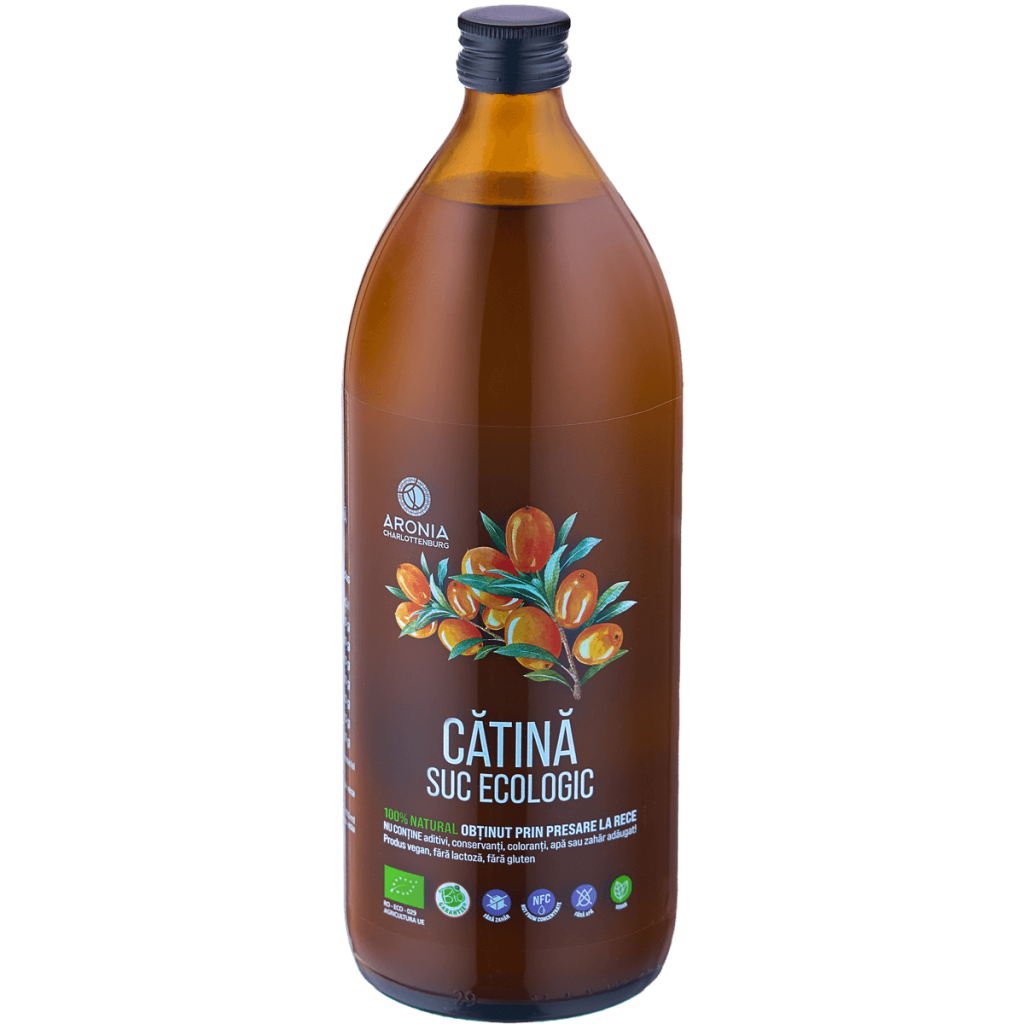 100% Natural & Organic Sea Buckthorn Juice - 1 Liter