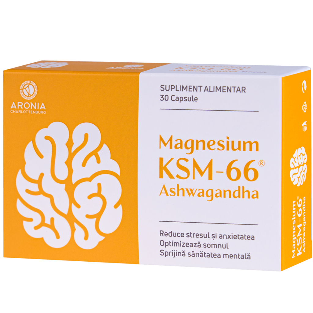 Magnesium + Ashwagandha KSM-66 — 30 Capsules