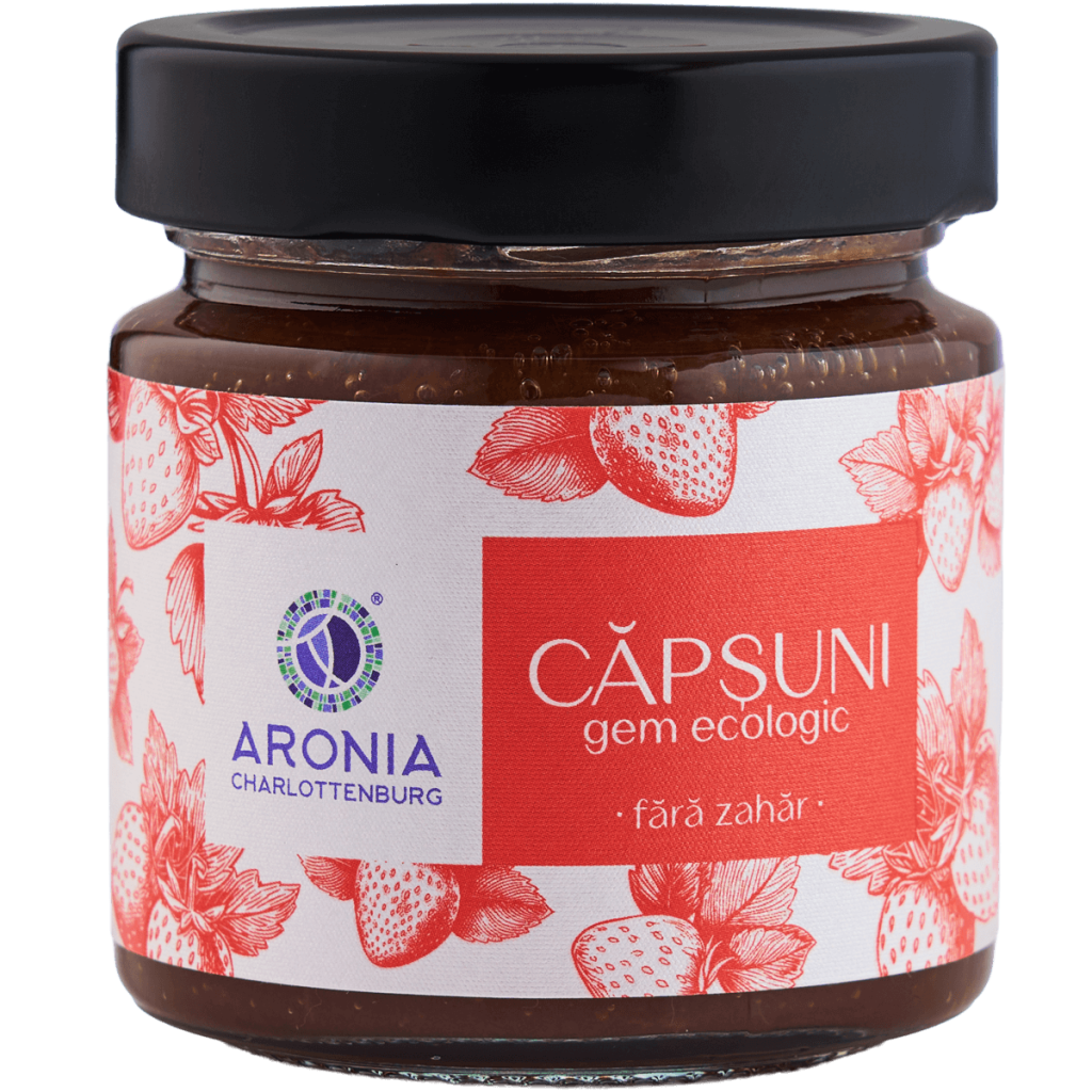Organic Strawberry Jam, No Added Sugar, 200g