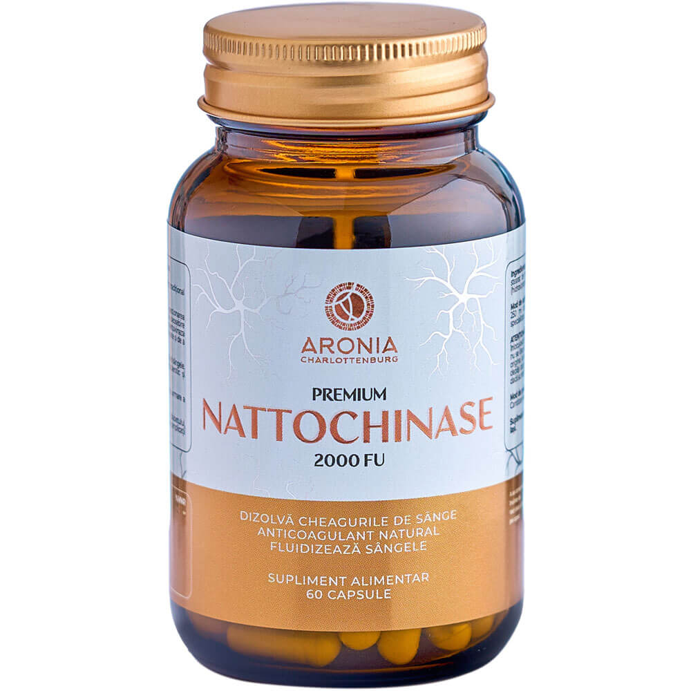 Premium Nattokinase 2000 FU — 60 Natural Capsules