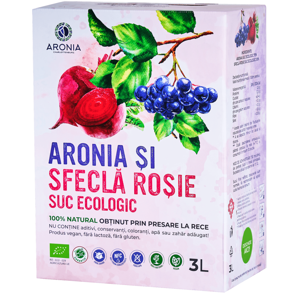 Organic Aronia and Beetroot Juice 3L