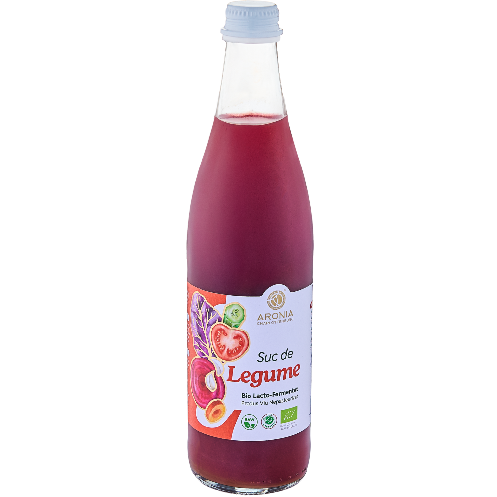 Organic Lacto-Fermented Vegetable Juice – Unpasteurized – 500ml