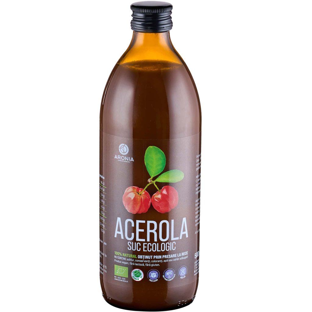 Organic Acerola Juice - 500ml - Liquid Vitamin C
