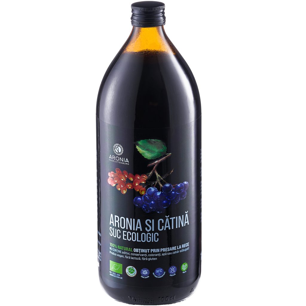 100% Natural and Organic Aronia & Sea Buckthorn Juice, 1L