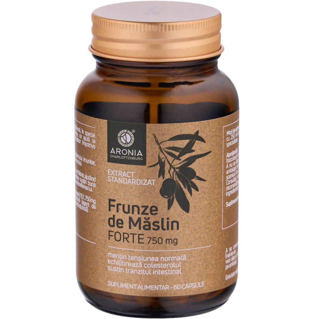 Olive Leaf Forte 750 mg — 60 Capsules