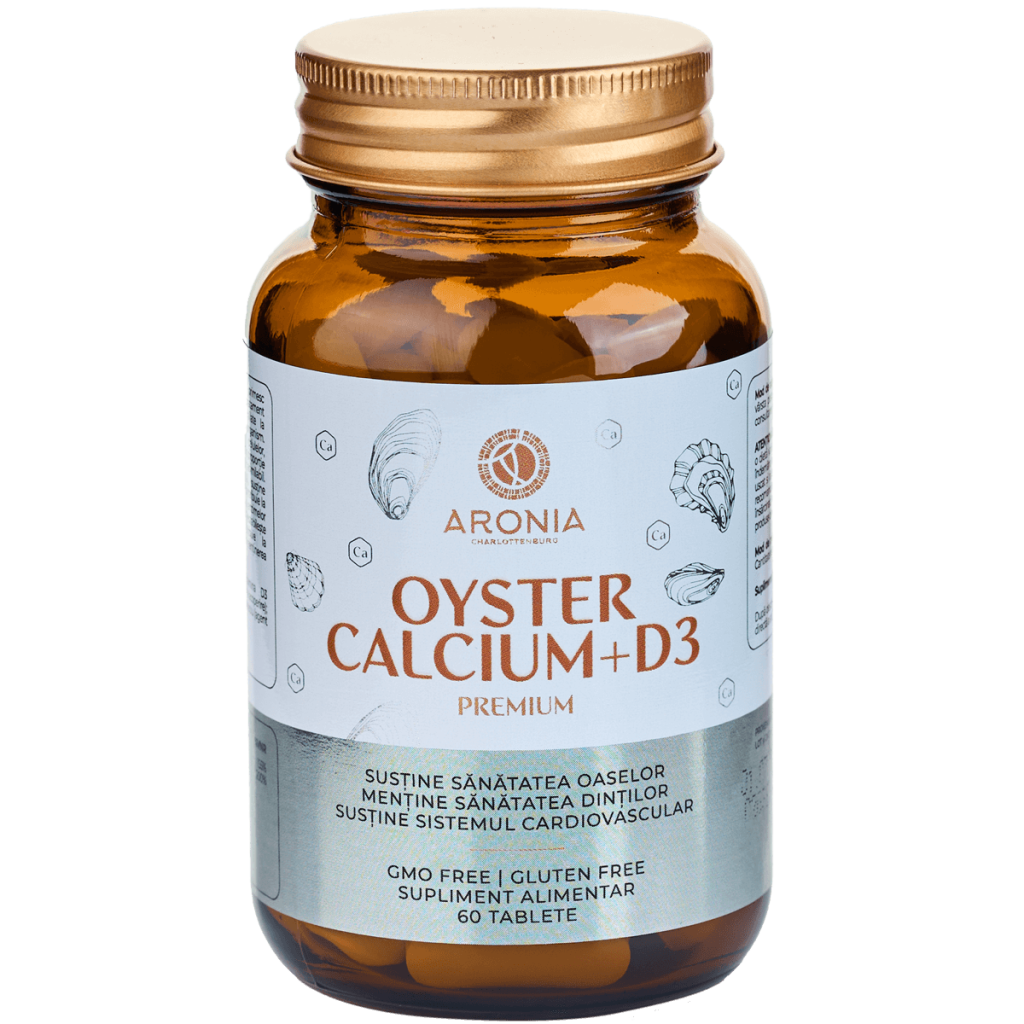 Premium Oyster Calcium + D3 — 60 Tablets