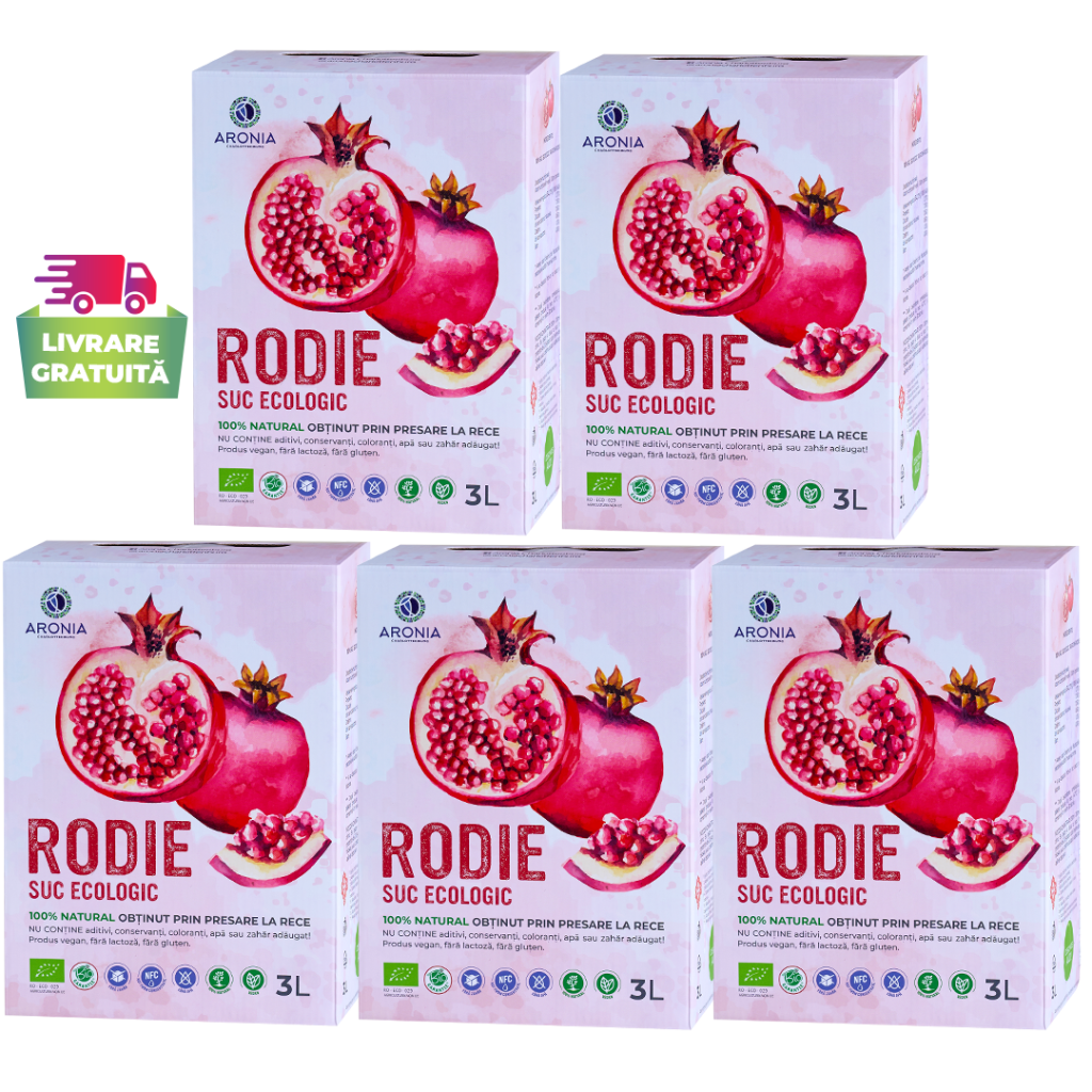 PROMO: 5x3L Organic Pomegranate Juice