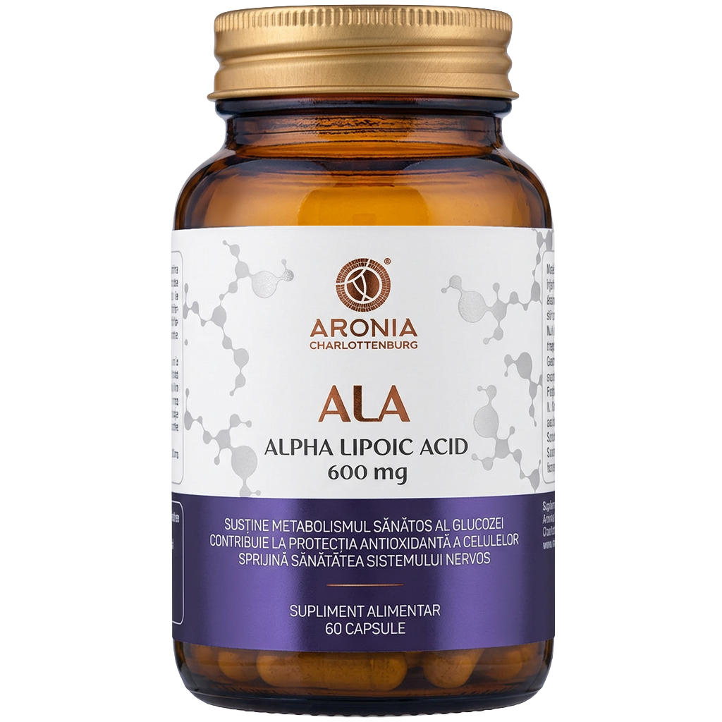 ALA (Alpha Lipoic Acid) 600 mg — 60 Capsules