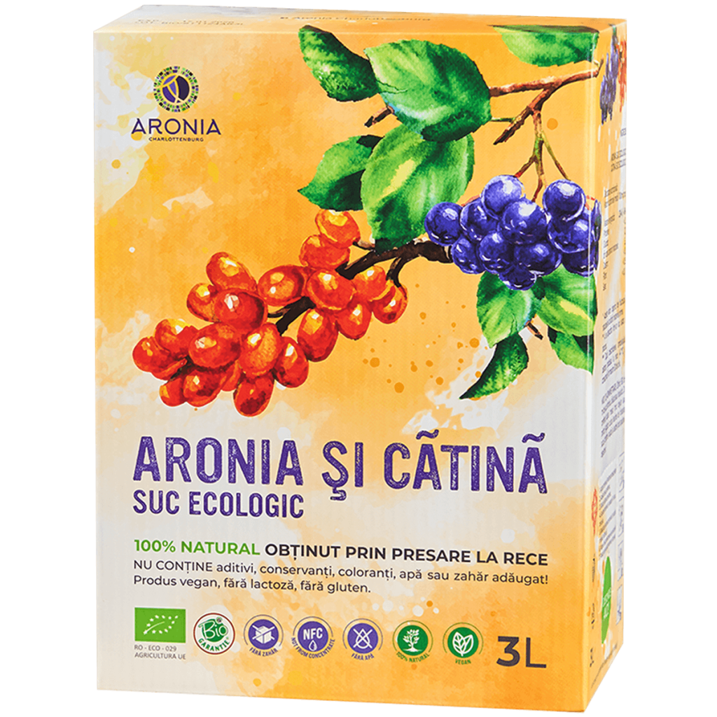 Organic Aronia and Sea Buckthorn Juice 3L
