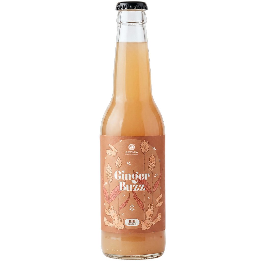 Ginger Buzz — Organic Apple, Ginger & Turmeric Juice 330ml
