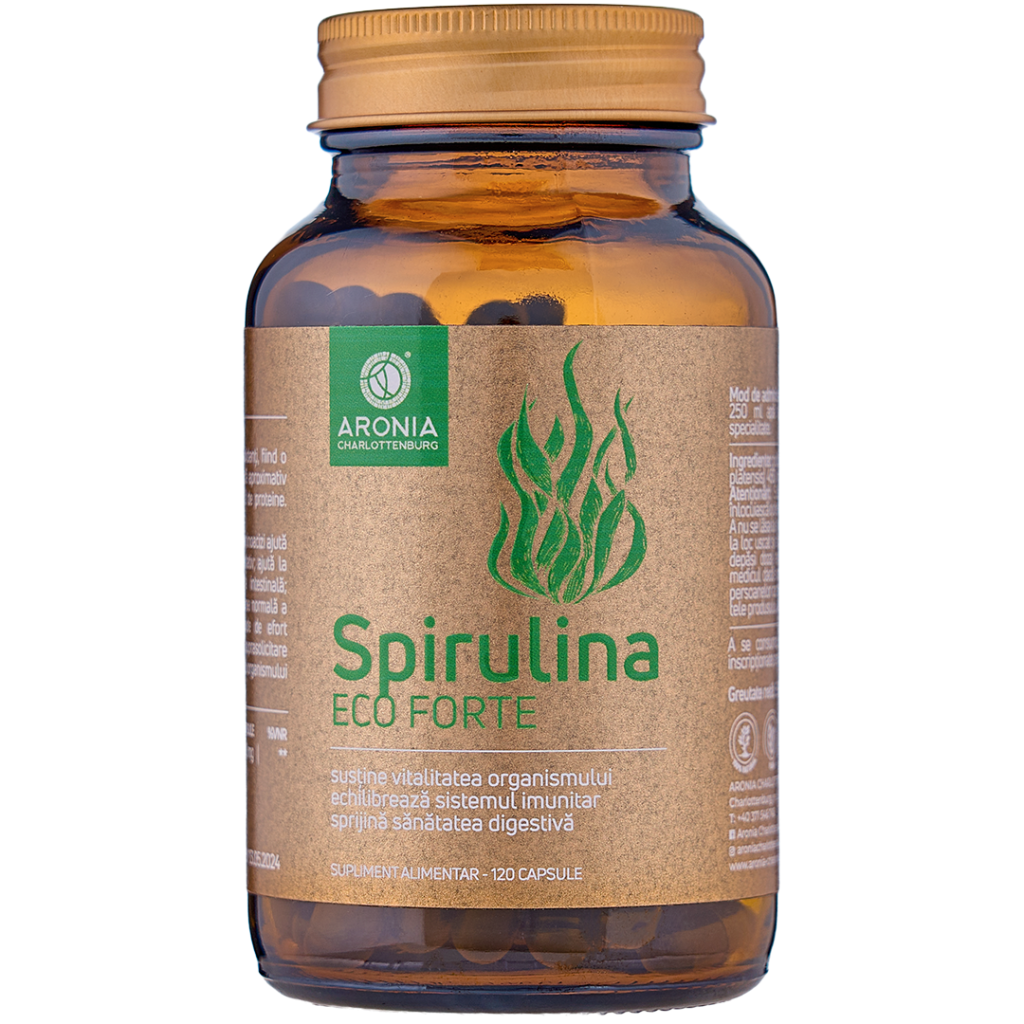 Spirulina ECO Forte — 120 Organic Capsules